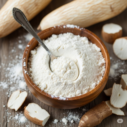 Culture de manioc et transformation en farine